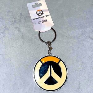 Overwatch Keychain Logo Metal Keyring Video Game 2018 Blizzard NWT